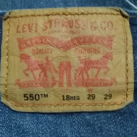 Levi's 550 Relaxed Jeans Size 18 Regular - Picture 8 of 8